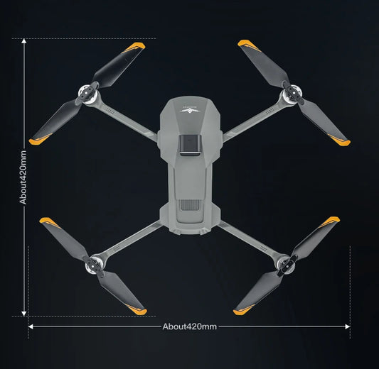 Drone Professionnel KF100 MAX 4K avec Nacelle 3 Axes, GPS et Écran 5,5 Pouces