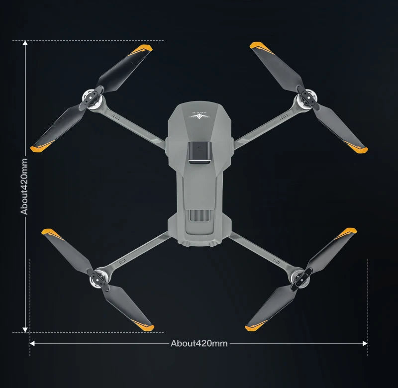 Drone Professionnel KF100 MAX 4K avec Nacelle 3 Axes, GPS et Écran 5,5 Pouces